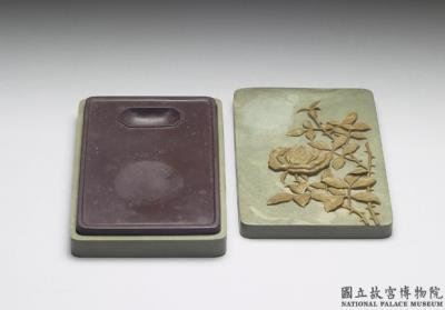 图片[2]-Songhua rectangular purple inkstone, Qing dynasty, Qianlong reign (1736-1795)-China Archive